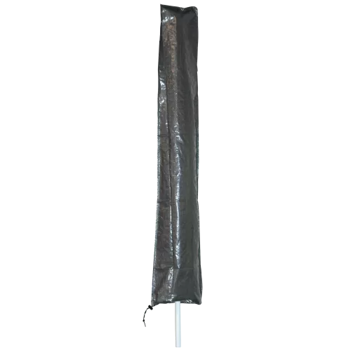 In And OutdoorMatch Beschermhoes Parasol - Grijs - Ø4 m / 3x3 m - 230x45 cm - PE (105954)