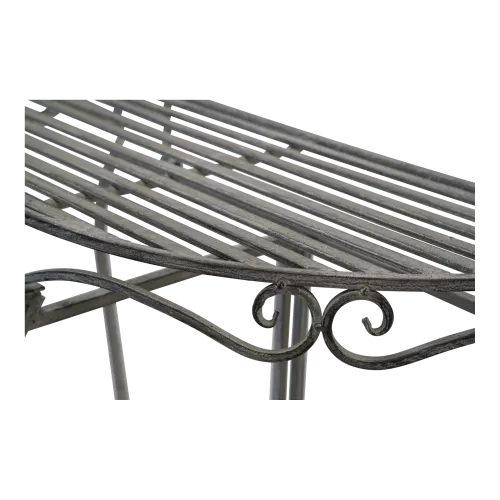 In And OutdoorMatch Bijzettafel - 75x37x74 cm - Staal - Grey Wash (105999)