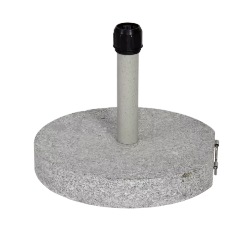 In And OutdoorMatch Parasolvoet Graniet Rond - Ø50cm - 30kg - Grijs (106106)