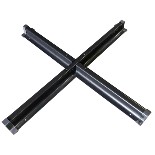 In And OutdoorMatch Parasolvoet Kruis - Voor Zwevende Parasols - 100x100 cm - Mat Antraciet (106114)