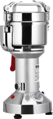 merkloos Elektrische graanmolen 300g maalmachine 1900W Multifunctionele keukenmolen Meelpoedermachine Timing droogmolen (6097712638601)