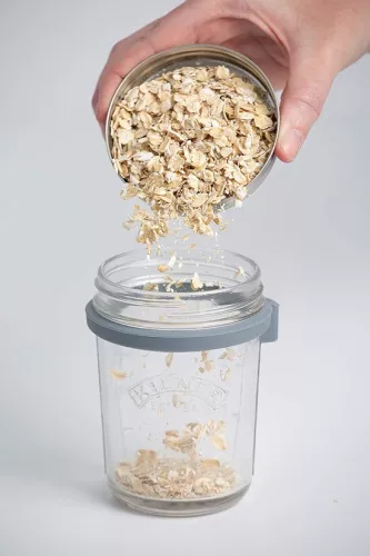 merkloos Yoghurtbeker voor onderweg – Mueslibeker – Muesli voor onderweg (8720837459803)