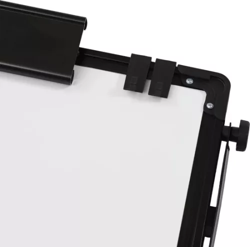 ShopEighty8 ShopEighty8 - Flipchart - Whiteboard Flipchart - Whiteboardstandaard - Magnetisch whiteboard - Verstelbare standaard - 3 standen - Antislip - Compleet met alle accessoires - Zwart (6150655894807)