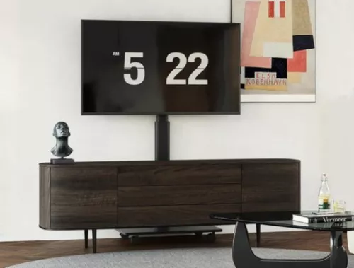 merkloos Mobiele tv-standaard - Geschikt voor schermen van 32 tot 60 inch - Verstelbaar en draaibaar (8721085203910)