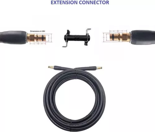 merkloos Vervangend kliksysteem voor hogedrukreinigerslang voor Karcher K2-K7 snelkoppeling (6152320558540)