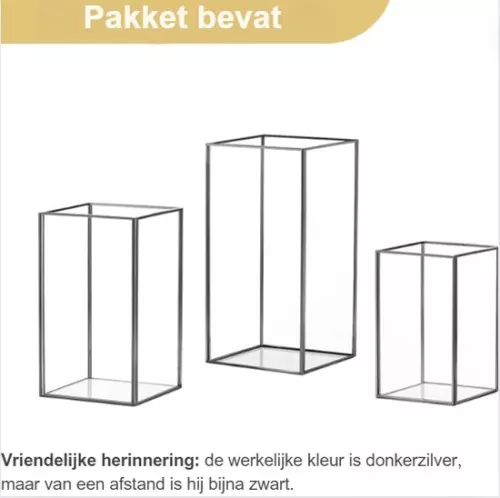 merkloos Kaarsenhouder - Kaarsenstandaard - Kandelaar - Decoratie - Kaarsenschaal (6150716951999)