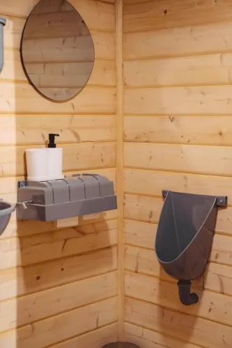 merkloos Waterloos plastic urinoir voor kamperen en buitengebruik - eenvoudig en praktisch (6152601170119)