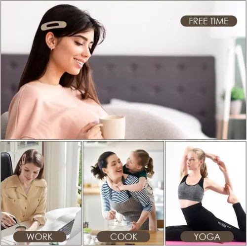 merkloos Kleine platte haarspelden voor dames - 6 stuks - Antislip - Fijn haar - Licht en duurzaam. (6152317028087)