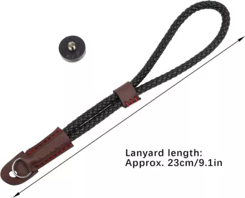 merkloos Polsband voor ONE X2-camera - PU-leren polsband voor veiligheid - Camera-lanyardaccessoires (6152321567510)