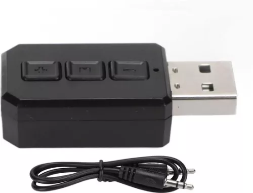 Bluetooth USB-adapter 2-in-1 draadloze dongle-ontvanger - voor desktop, laptop, tv en gameconsoles.