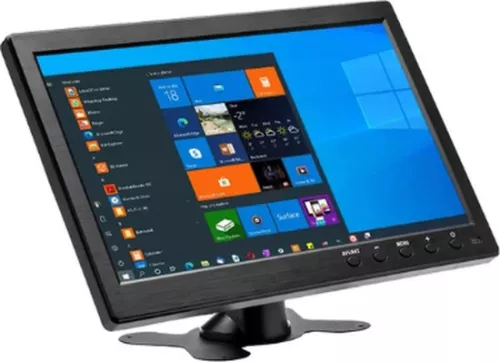 Draagbare monitor - Monitor - Scherm - Vakantie - Reizen - 10.1 Inch - 1024x600 - Draagbare monitor - Zwart - Draagbaar scherm