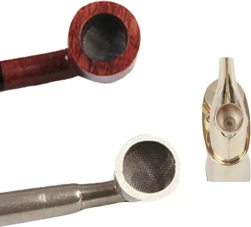 merkloos 100 stuks roestvrijstalen rookschermen - Pijpschermfilters voor roken - Gaasschermen Draadgaasfilter 15 mm. (8785300263530)