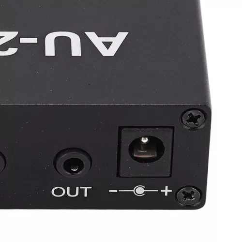 merkloos 2-in-2 out Mini Audio Mixer Line Mixer - Klankbord Muziekconsole Power Stereo met Voedingsadapter . (8785309138099)