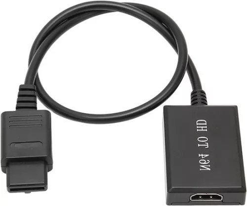 N64 HDMI-converteradapterkabel voor SNES - HD Link-kabel voor N64 - Converteert videosignaal naar HDMI - Ondersteunt PAL en NTSC.