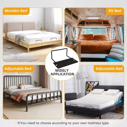 Merkloos Matrasbevestigingsstangen - Voorkomt wegglijden - 4 stuks - Antislip (9505798759877)