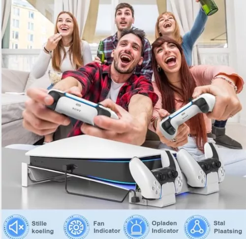 merkloos Ventilator geschikt voor Playstation 5 - USB Koelventilator PS5 Accessoires (6150719187104)