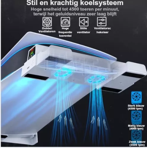 merkloos Ventilator geschikt voor Playstation 5 - USB Koelventilator PS5 Accessoires (6150719187104)