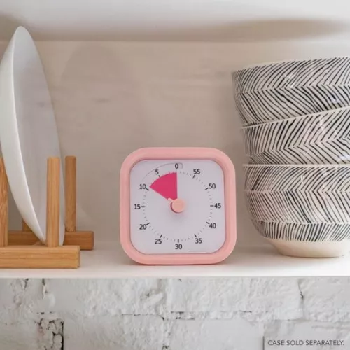 Merkloos 60 minuten visuele afteltimer - Afteltimer voor thuisonderwijs - Roze tijdstimer (6152514831893)