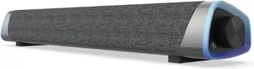 Mini Soundbar PC-luidspreker - Computerluidspreker - RGB-verlichting - Surround Sound - Grijs