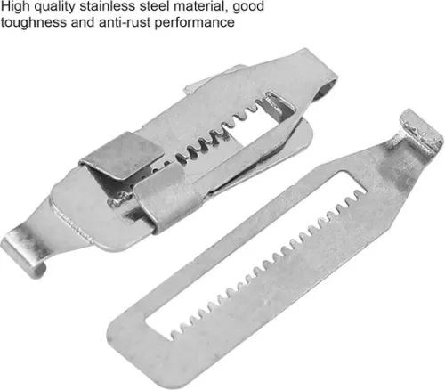 merkloos Ingegroeide teennagelcorrector (2 stuks) Roestvrijstalen paronychia-correctietool (8785306004007)