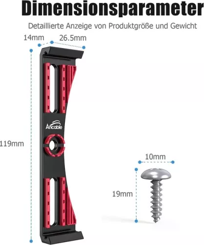 Merkloos Frameloze kentekenplaathouder - Universele onzichtbare houder - Set van 2 (9505923262920)