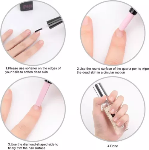 Merkloos Puimsteen nagelvijltjes - Nagelverzorging - Verpakking van 5 (9505364445975)