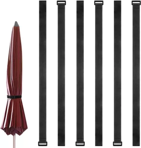 Verstelbare paraplubanden - Herbruikbare terrasaccessoires - Set van 6