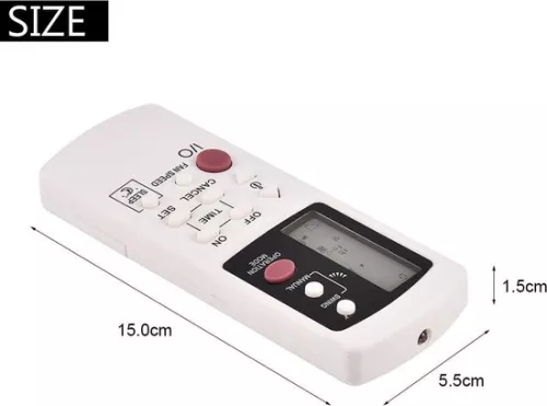 merkloos Vervangende afstandsbediening voor Galanz airconditioning GZ-1002B-E3 - Vervanging voor Galanz GZ-1002A-E3 GZ-1002B-E1 - Nodig. (8785304991712)