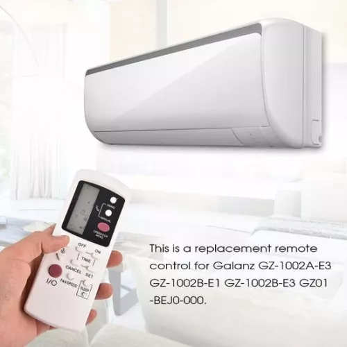 merkloos Vervangende afstandsbediening voor Galanz airconditioning GZ-1002B-E3 - Vervanging voor Galanz GZ-1002A-E3 GZ-1002B-E1 - Nodig. (8785304991712)