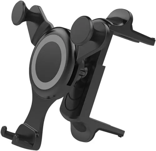 merkloos Ronde ventilatietelefoonhouder voor Mercedes-Benz A/B/C/E/S-Klasse, Mini Cooper, Audi-TT - Geschikt voor alle ronde ventilatiesleuven (6152115118126)