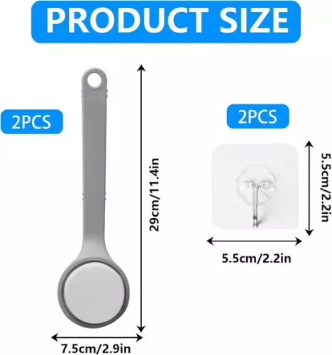 merkloos Lotion applicator voor de rug - lange steel - verpakking van 2 (9502745599562)