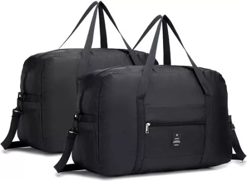 merkloos Opvouwbare handbagage 40x30x20 - Lichtgewicht reistas - Geschikt voor Transavia, Wizzair en Tui Airways (6152413960915)