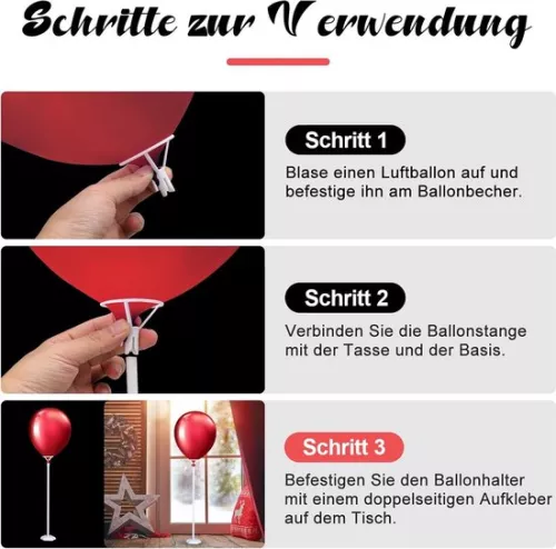 merkloos 20 ballonhouders - herbruikbare ballonstandaard - tafelballonstandaard - festival verjaardagsfeest bruiloft decoratie (8785307262192)