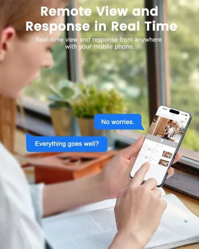 merkloos 4G LTE-bewakingscamera zonder wifi - SIM-kaart - 5200 mAh-batterij - 160° kijkhoek - AI-bewegingsdetectie - 10 m nachtzicht (6152126554562)