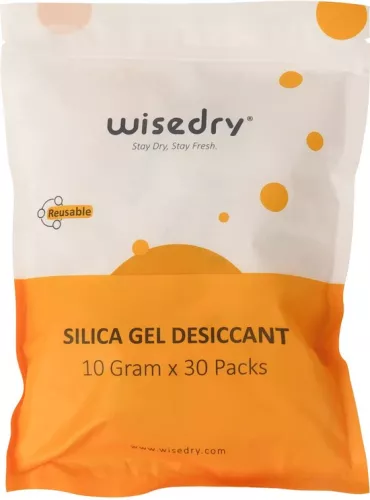 merkloos Silicagelzakjes met vochtindicator - 10 g x 30 stuks voor vochtverwijdering (6152642770774)