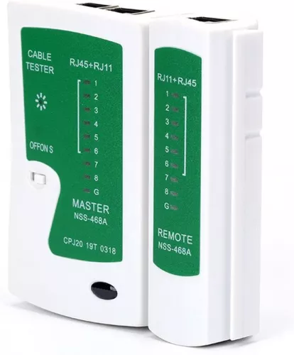 merkloos PREMIUM LAN-netwerktesterset - inclusief koffer - RJ45 / RJ12 / RJ11 / CAT5 / CAT5e / Cat6 / UTP / LAN - kabeltester met krimptang en LSA-tang (8720514720066)