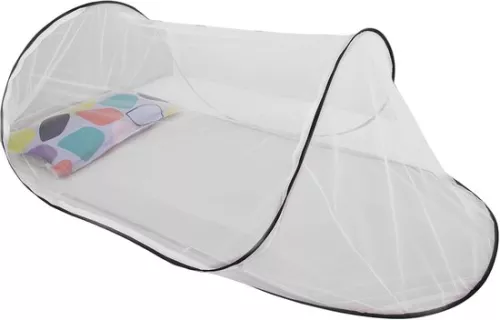 Muggennetbed - Opvouwbaar muggennet - L200 x H56 x B80 cm - Pop-up muggennetbed - Muggennettent - Muggennet - Koepel - Muggennet - Pop-up bedtent - Anti-muggen, geen installatie nodig - Geschikt voor kamperen, tuin, opvouwbaar reisbed