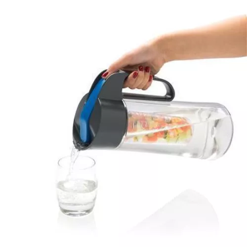 merkloos Fruitwater - Karaf met infuser - 2 L - Blauw (7433647295233)
