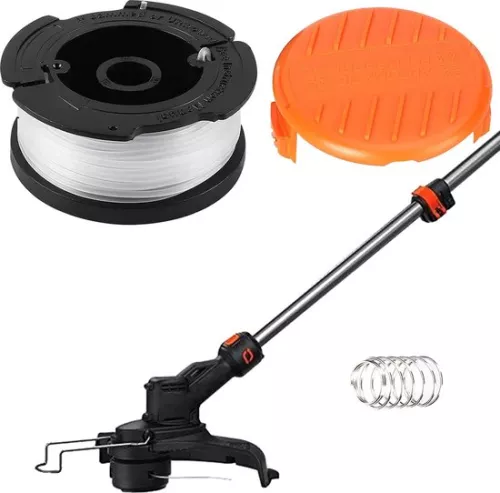 merkloos DriSubt 8PCS AF-100 Trimmer Spoel & Draad voor Black & Decker Trimmers Vervangend Draadgereedschap, 9 meter 0