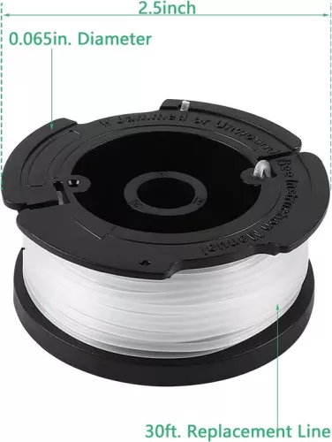 merkloos DriSubt 8PCS AF-100 Trimmer Spoel & Draad voor Black & Decker Trimmers Vervangend Draadgereedschap, 9 meter 0