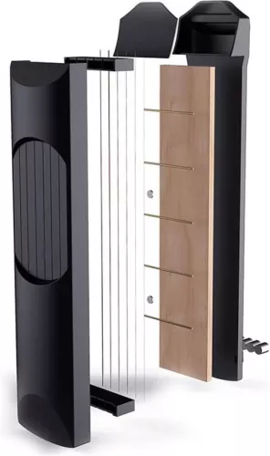 merkloos Draagbare gitaaroefentool met 6 frets voor linkshandigen - Gitaargadget, akkoordentrainer voor beginnende gitaristen (8785307206912)