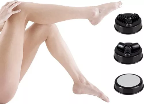 merkloos Handmassager - Handmassager - Handwarmers - Tegen gewrichtspijn - Massager - Massageapparaat - Acupressuur + Puntmassage - Traploos instelbare intensiteit - Zwart (6150801315347)