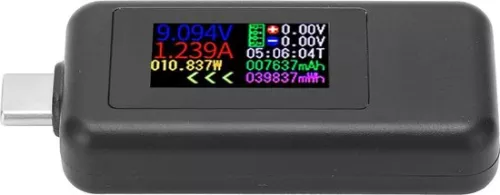 merkloos USB-C stroommeter - DC-30V USB-C stroomtester - 2-in-1 meter - USB stroom- en spanningstesttafel - USB-C bidirectionele tester - Kleurenscherm - Multimeter - kopen. (8785310337627)