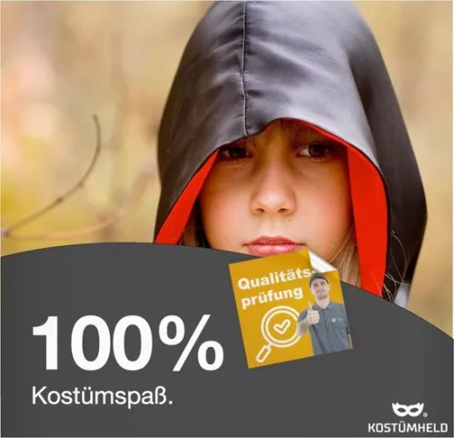 Merkloos Halloween vampier kostuum cape - rood & zwart - cape met capuchon voor kinderen & volwassenen - dames & heren (8785300201815)