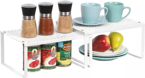 merkloos Keukenkastinzet - stapelbaar en uitbreidbaar - set van 2 (9506646552732)