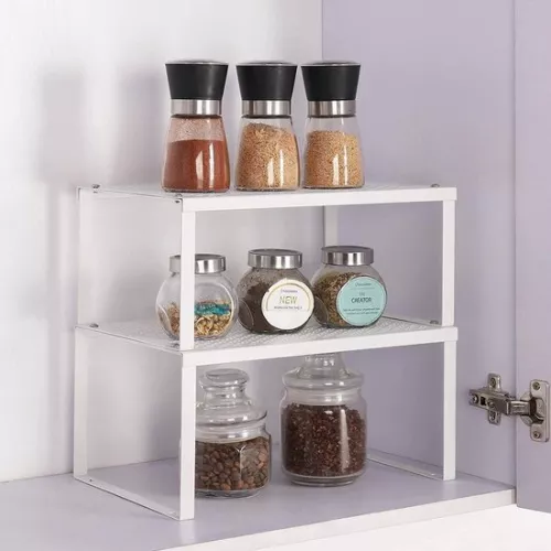 merkloos Keukenkastinzet - stapelbaar en uitbreidbaar - set van 2 (9506646552732)