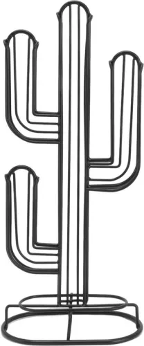 merkloos Nespresso koffiebekerhouder - cactus - Goud - 40 kopjes - Koffiebekerhouder/standaard - Metalen cactus (6152320459410)