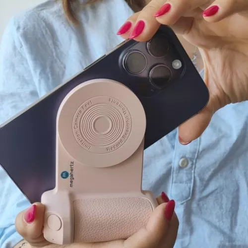 merkloos Stabilisatorhandgreep voor smartphonecamera's, ideaal voor selfies en video's - Perfect voor contentmakers en vloggers. (6152524975945)