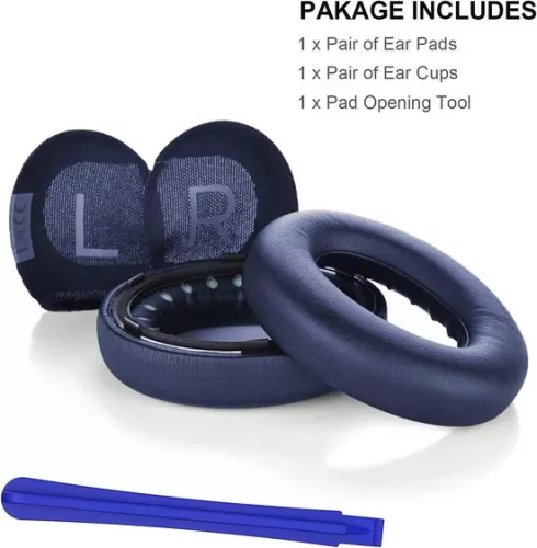 merkloos Vervangende oorkussens voor Bose 700 Noise Cancelling-koptelefoon, zachter PU-leer, donkerblauw (8785307207155)
