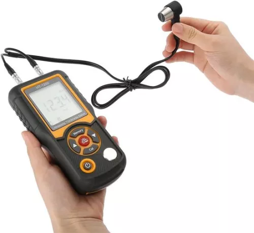 merkloos Digitale ultrasone diktemeter HT-1200, meetbereik 12-225 mm, viercijferig LCD-scherm. (8785309128892)